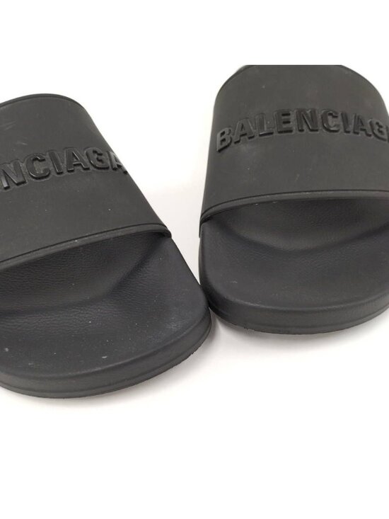 Balenciaga Poolside Sandals Black
